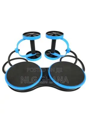 Double Ab Wheel Roller Set Muscle Trainer Home Tvx11301