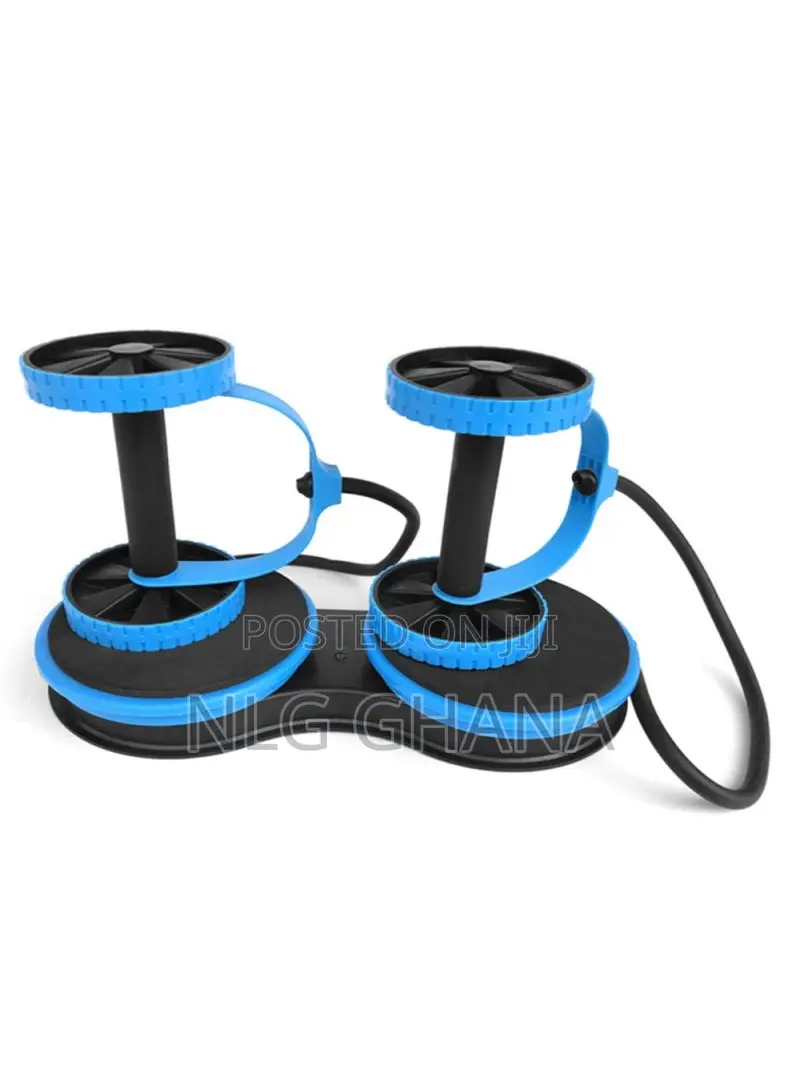Double Ab Wheel Roller Set Muscle Trainer Home Tvx11301