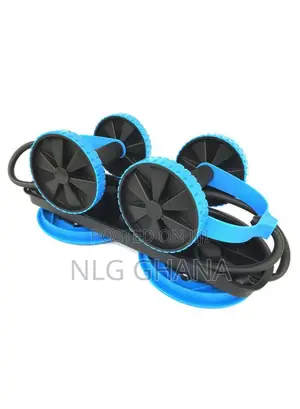 Double Ab Wheel Roller Set Muscle Trainer Home Tvx11301
