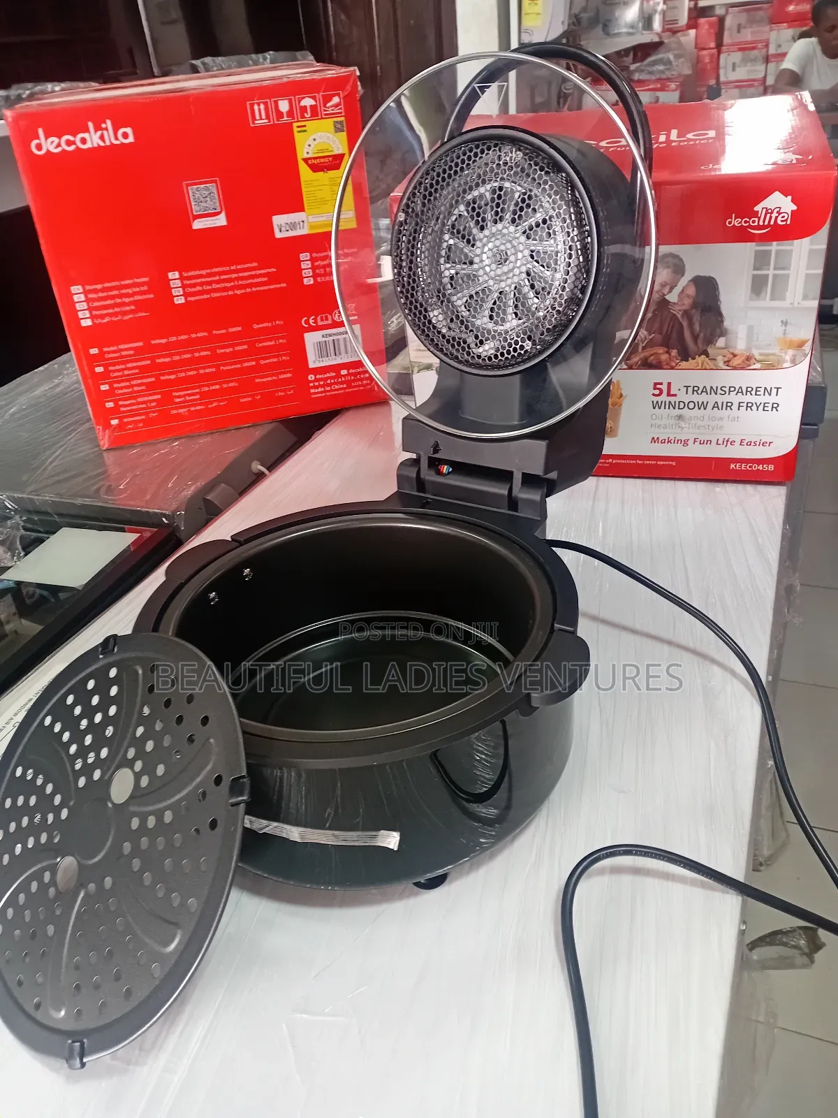 Decakila 5l Transparent Air Fryer
