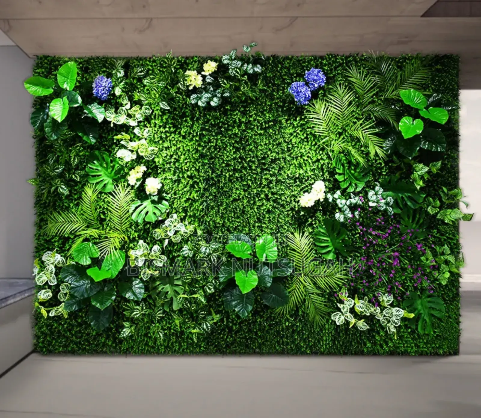 Artificial Wall Hanging Green Grass