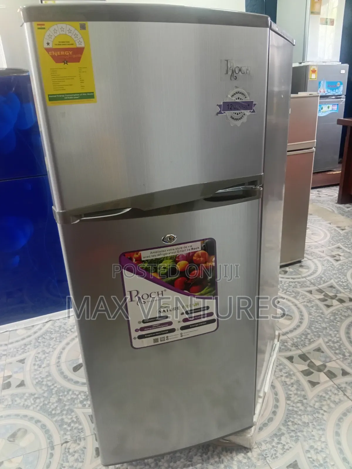 Nimble 117l Roch Fridge Freezer RFR-140t-B Roch Fridge