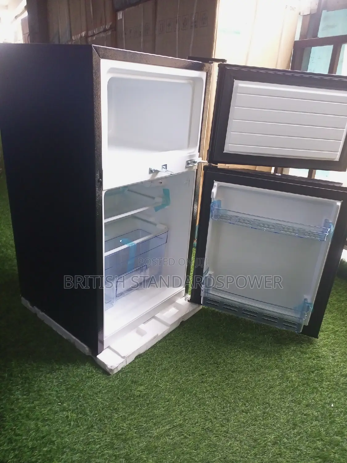 Free Trial Black 80 Liters Fridge Freezer Double Door Fridge