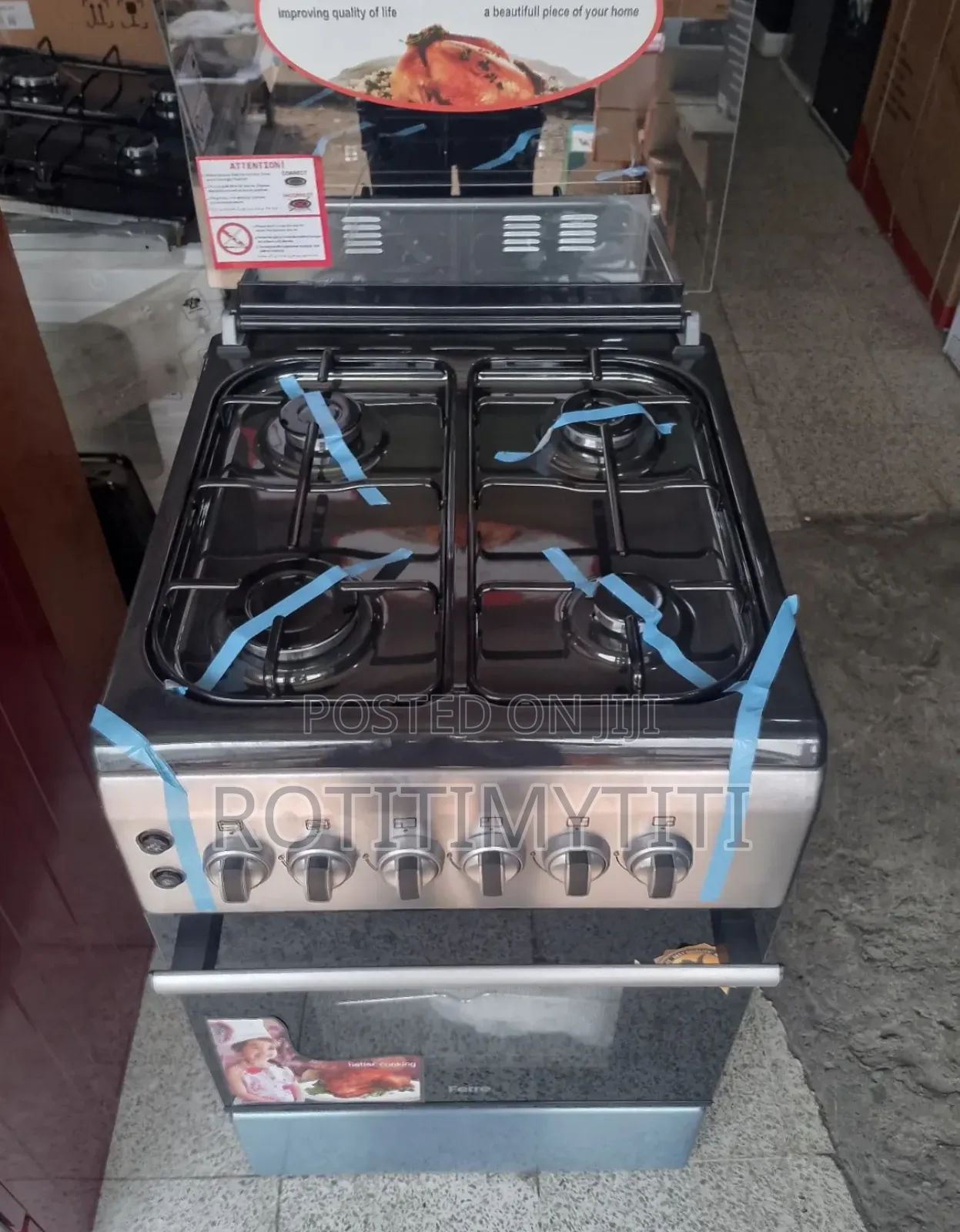 Perfect in Kitchen Ferre Volcano 50x60 Gas Burner Oven Grill