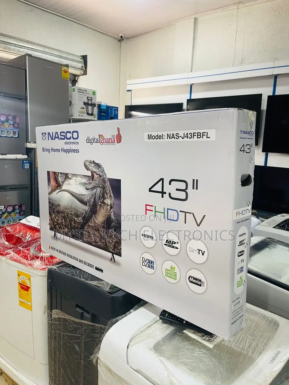 2025 Nasco 43” Digit Satellite Led Tv