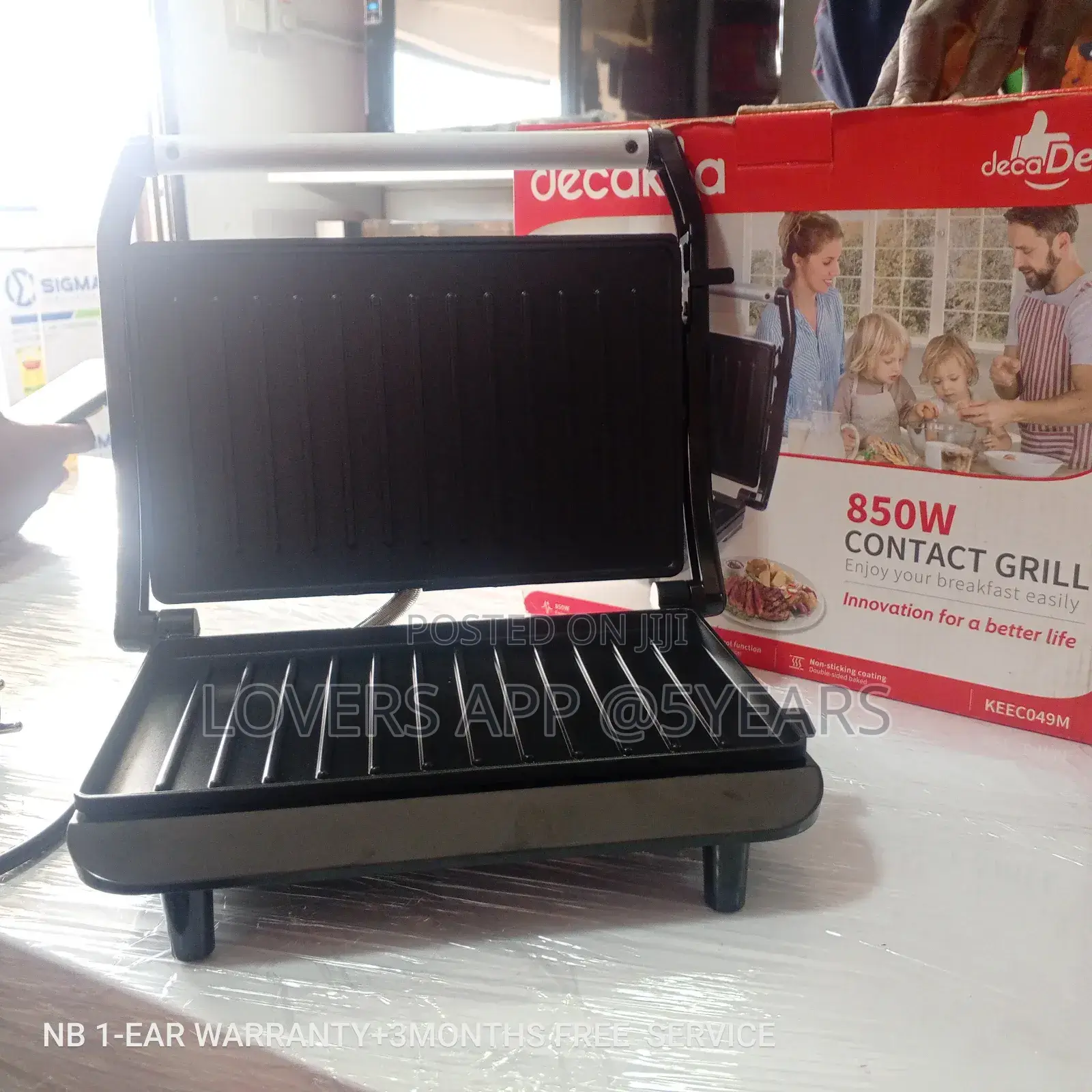 Decakila Genius Grill, Contact Grill 850w