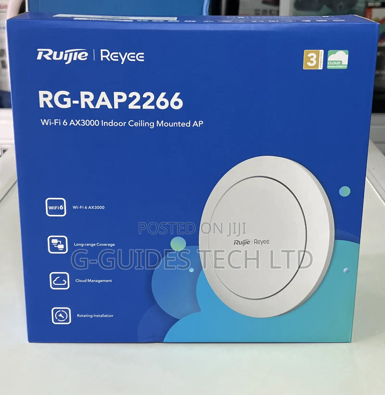 Ruijie Rg-Rap2266 Wi-Fi 6 Ax3000 Indoor Ceiling Access Point
