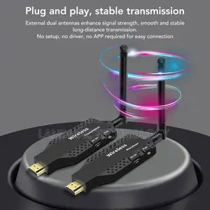 Hdmi Wireless 50 Meters Range Transmitter and Receiver ,