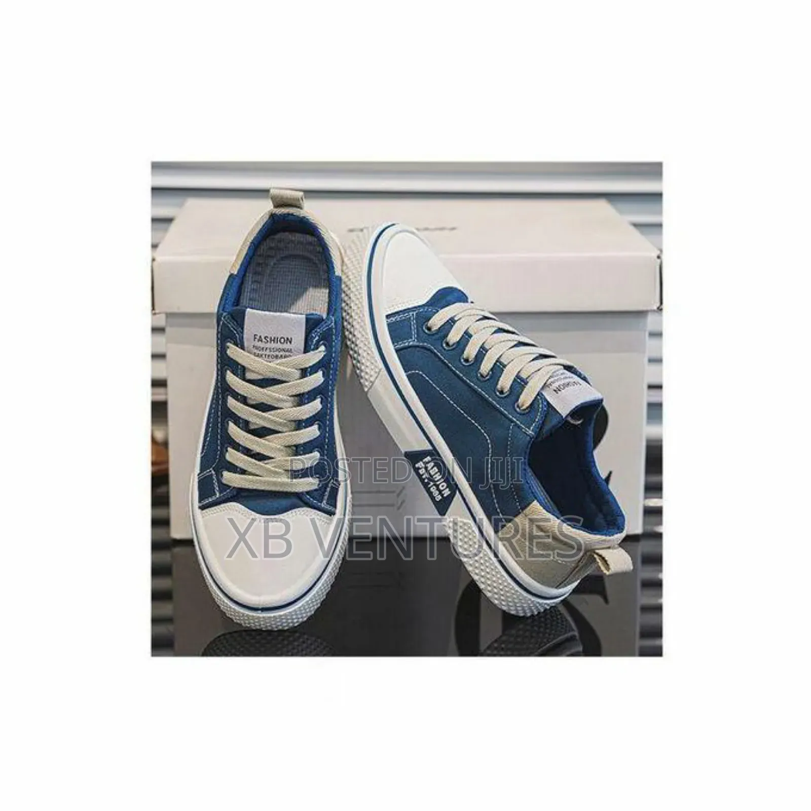 Canvas Skateboarding Shoes - Blu