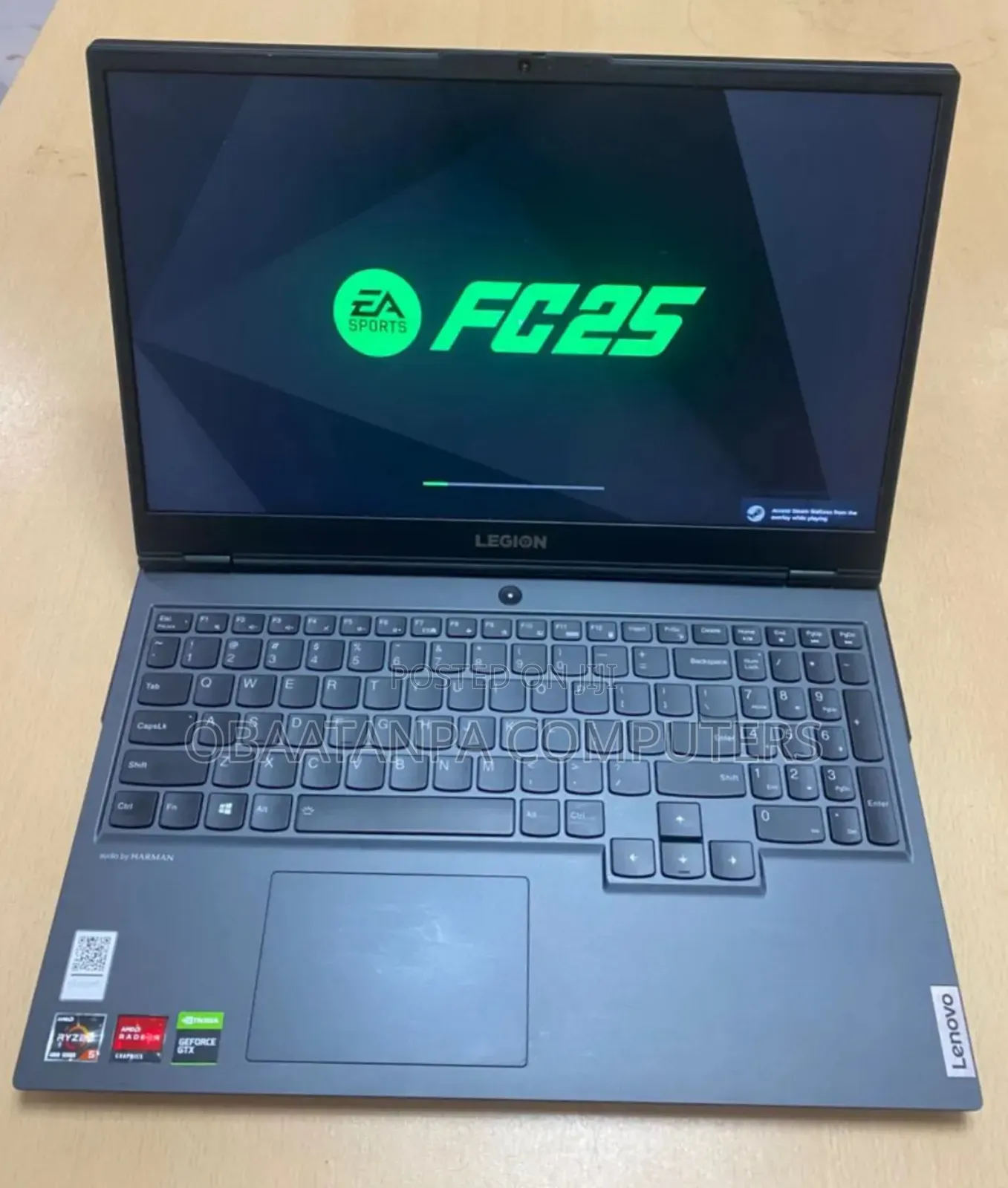 Laptop Lenovo Legion 5 8GB AMD Ryzen 5 SSD 256GB