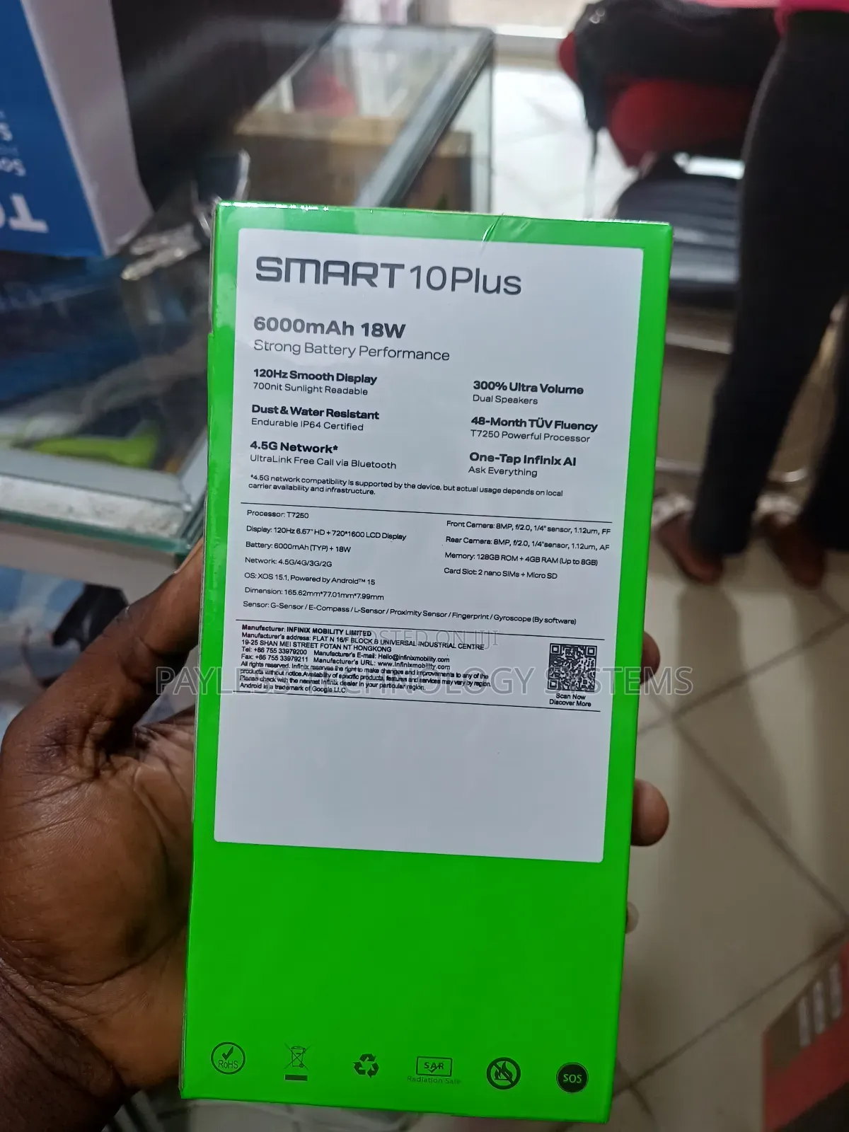 New Infinix Smart 10 Plus 128 GB