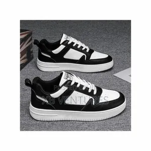 Galuin Men's Fashion Low Top Sneakers -Black