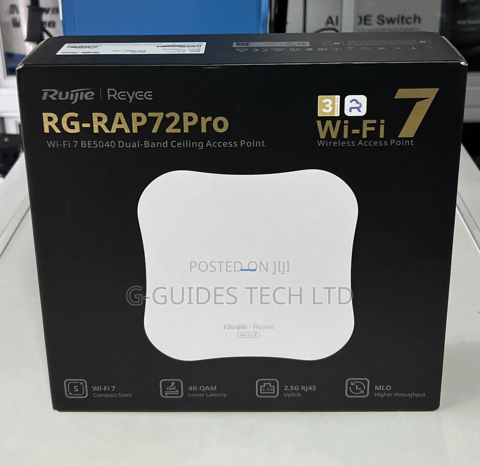 Ruijie Rg-Rap72pro Wi-Fi 7 Dual-Band Ceiling Access Point