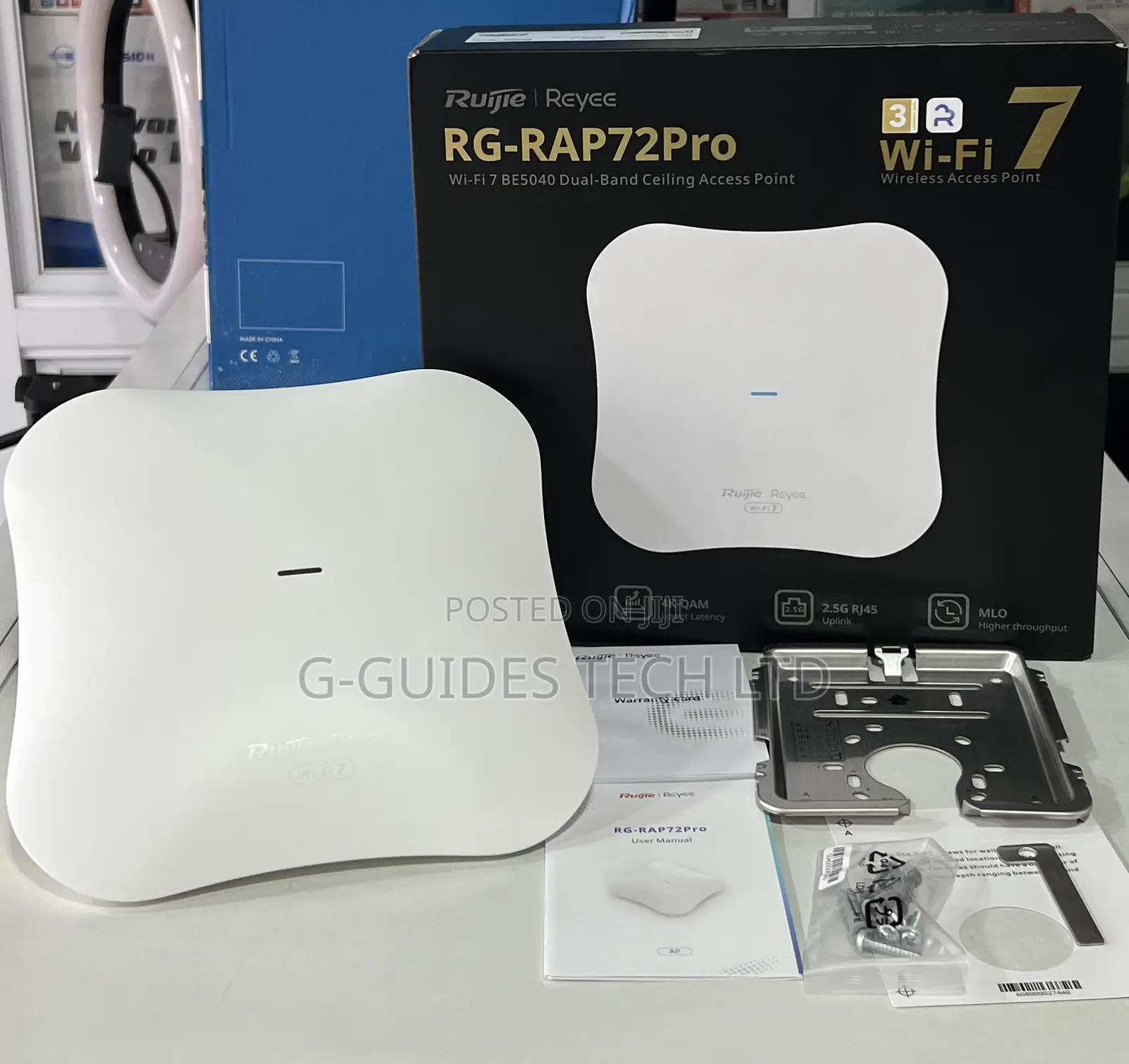 Ruijie Rg-Rap72pro Wi-Fi 7 Dual-Band Ceiling Access Point