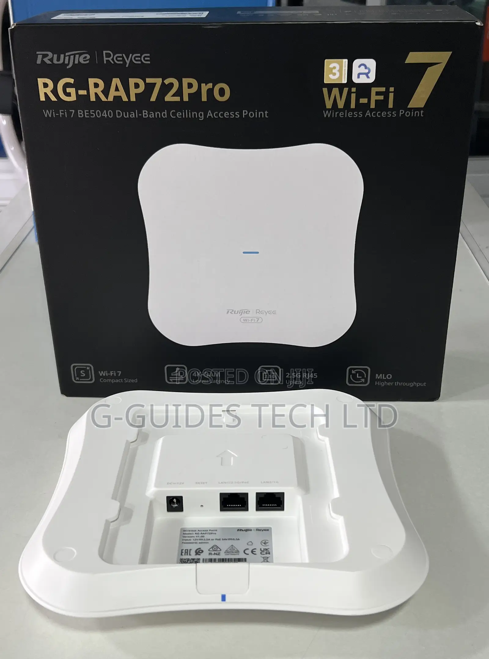 Ruijie Rg-Rap72pro Wi-Fi 7 Dual-Band Ceiling Access Point