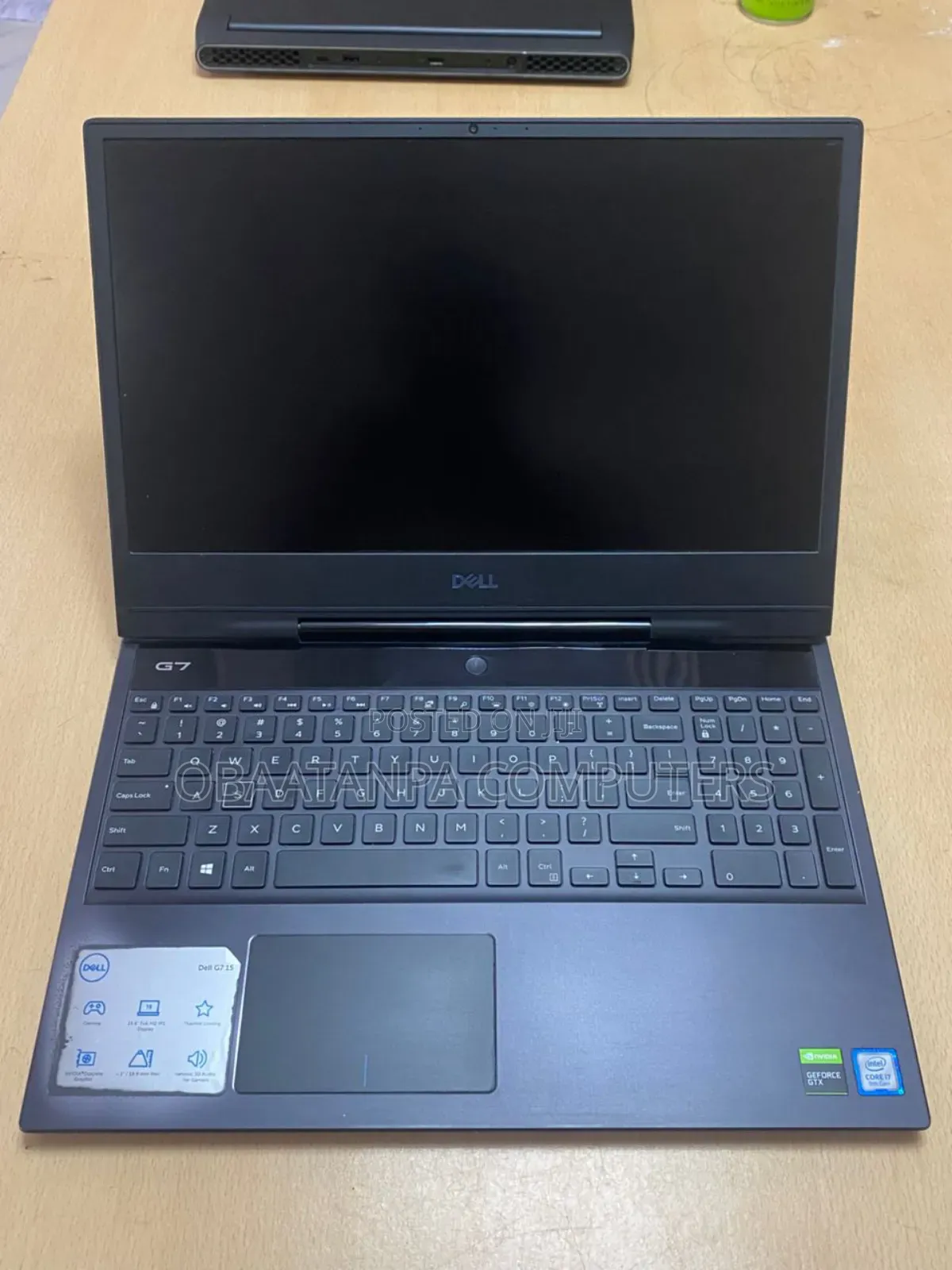 Laptop Dell G7 15 7590 16GB Intel Core i7 SSD 256GB