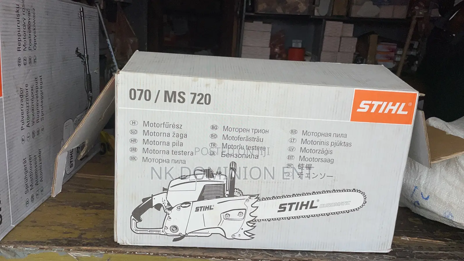 German Stihl Chainsaw Ms720