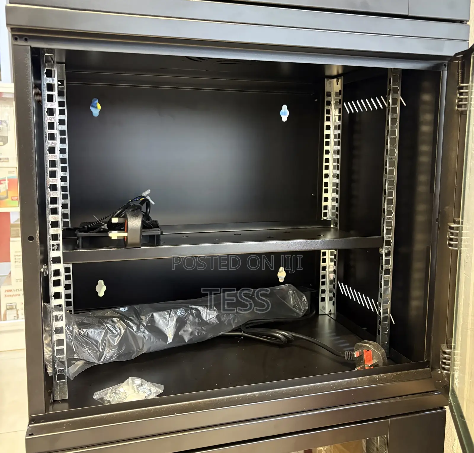 9u Rack Cabinet Westa 520x400x450 With Fan and 6way Pdu