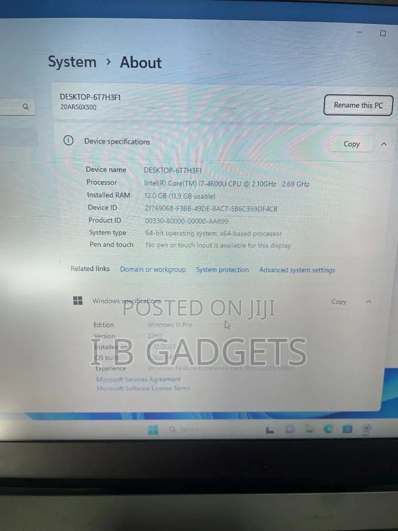 Laptop Lenovo ThinkPad T440s 12GB Intel Core I7 SSD 256GB