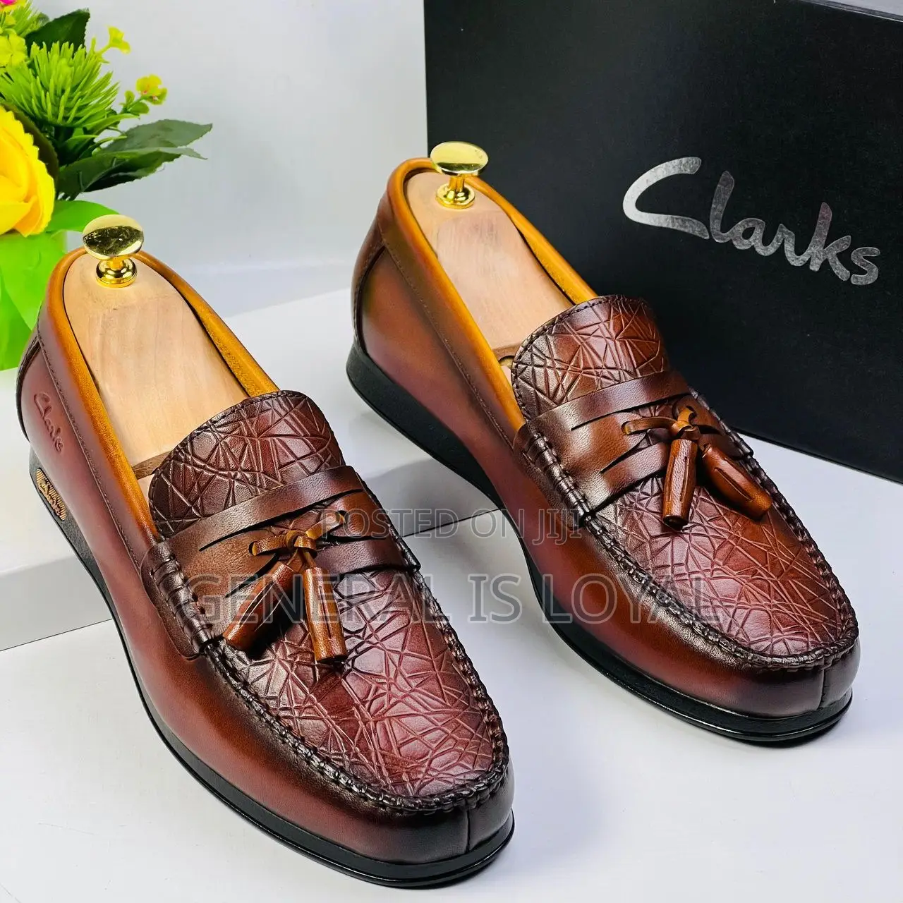Clarks Brown Ring My Bell Mens Shoe