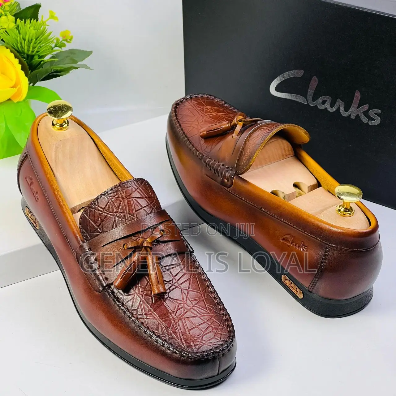 Clarks Brown Ring My Bell Mens Shoe