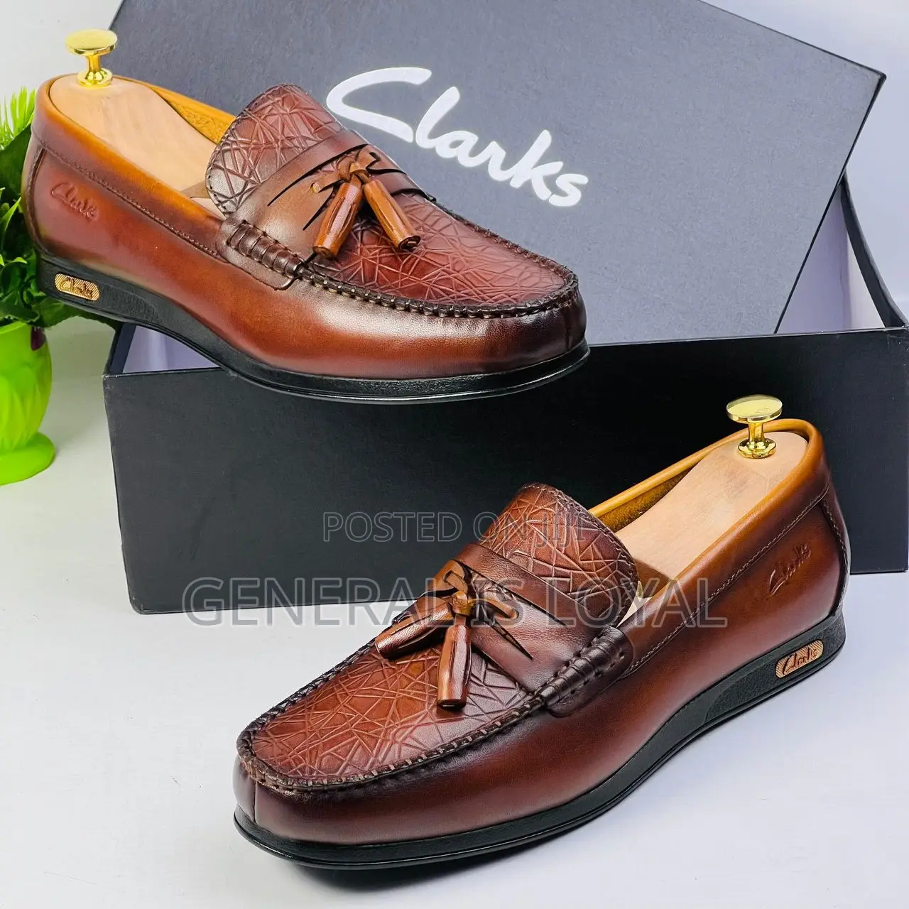 Clarks Brown Ring My Bell Mens Shoe