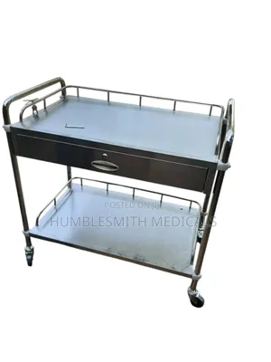 Photo - Medicine Trolley With 1 Drawer