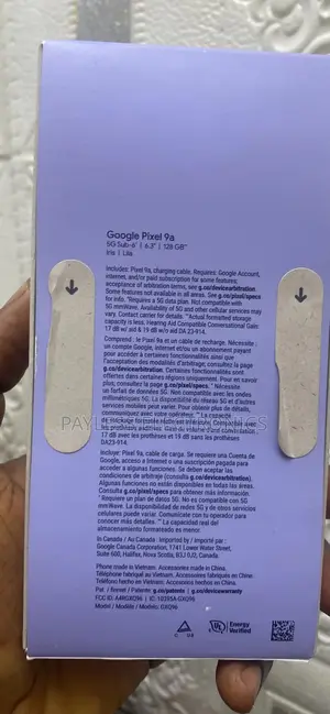 New Google Pixel 9a 128 GB Blue