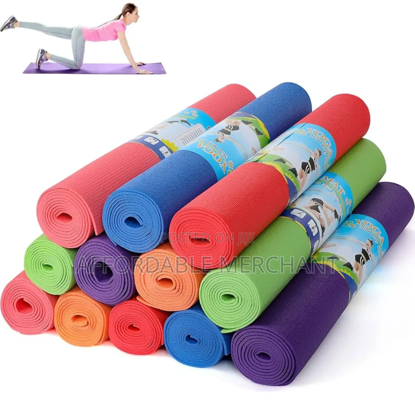 Yoga Exercise Mat (Gym Mat)