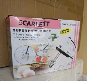 Electric Hand Mixer, Cream Maker With 7 Speed Control