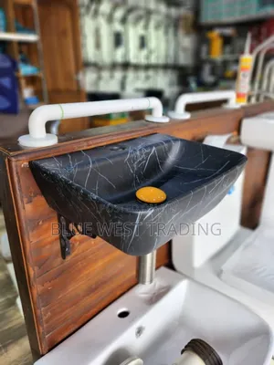 Marble Wall Hung Basin _ Black Wall Hung Basin