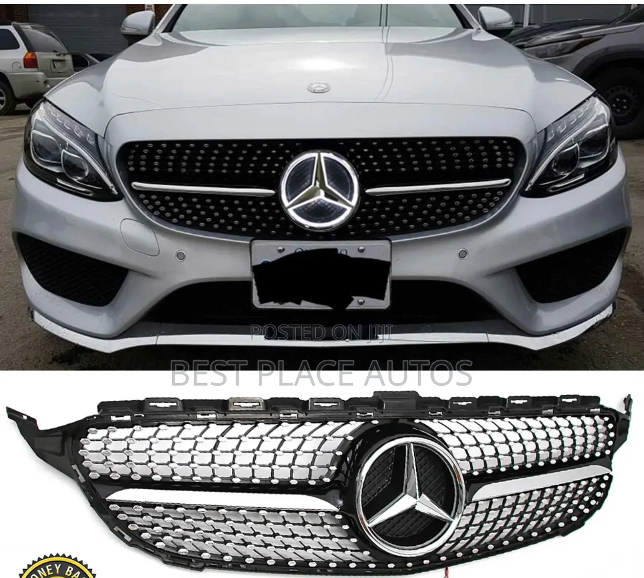 Mercedes Benz C300 W206 2020 Diamond Grille/ Shells