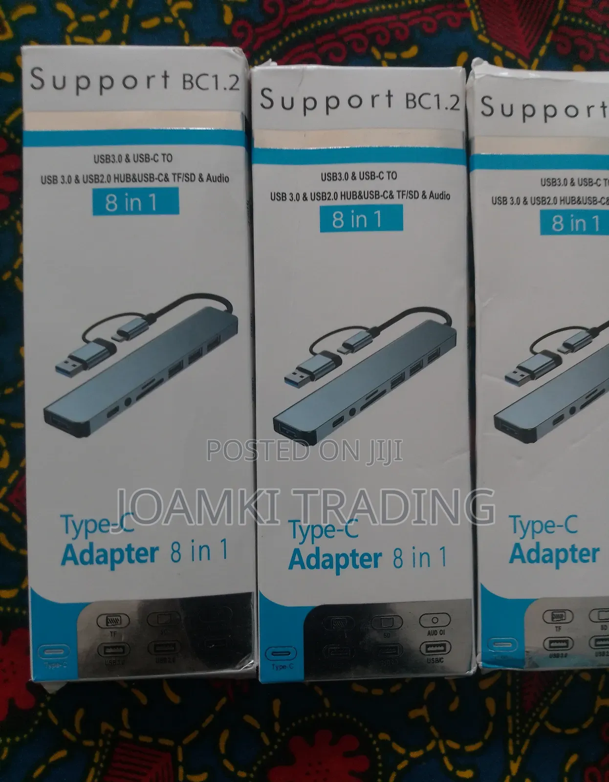 8 In 2 Usb Type C Hub For Laptop, Phones, Tablets, Pc.