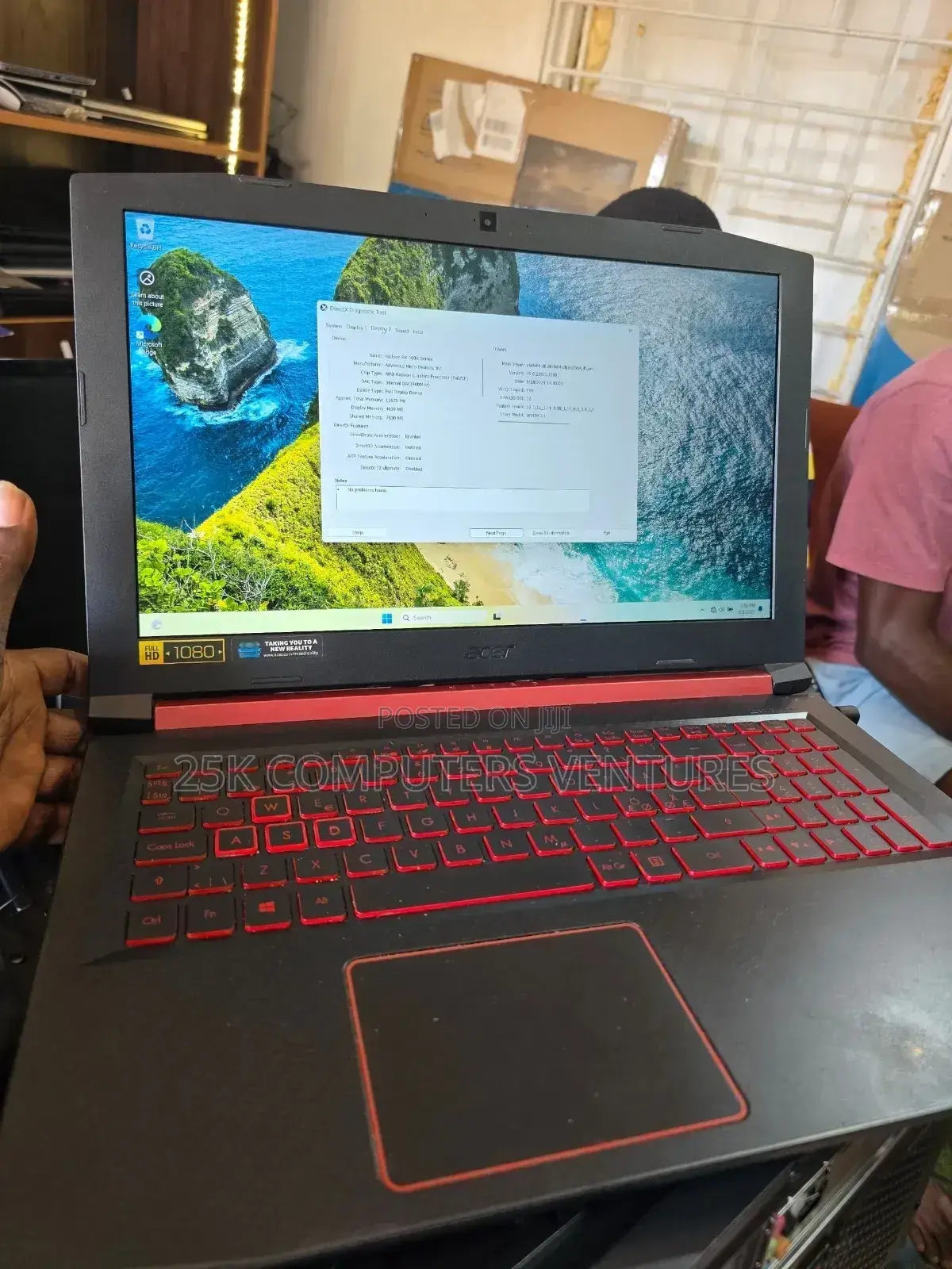 Laptop Acer Aspire V Nitro 16GB AMD Ryzen 5 HDD+SSD 1.5T