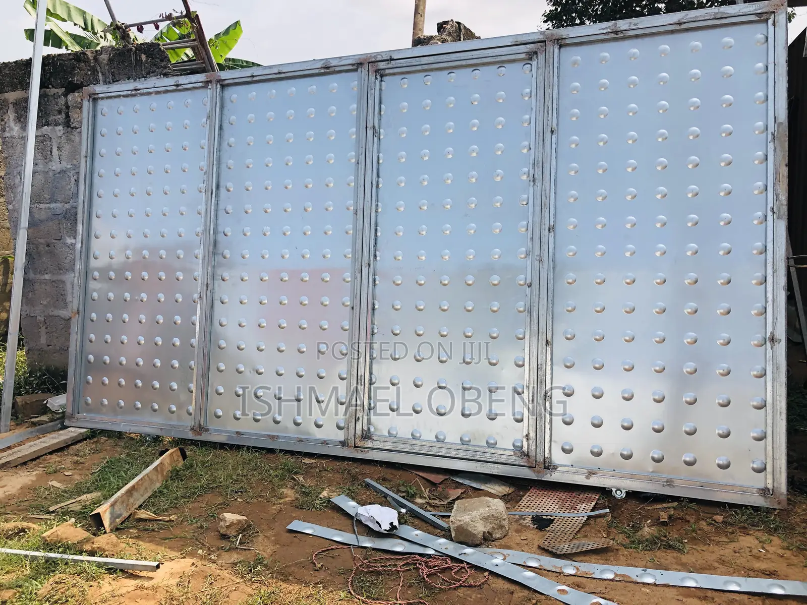 Galvanized Main Gate