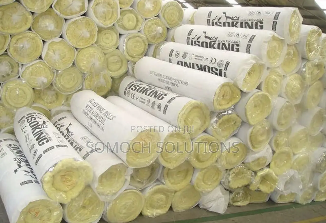 Isoking Glass Wool Insulation Roll Thermal Soundproofing