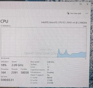 Intel Xeon E5-2640 V4, 3.50ghz (10 Cores / 20 Threads)