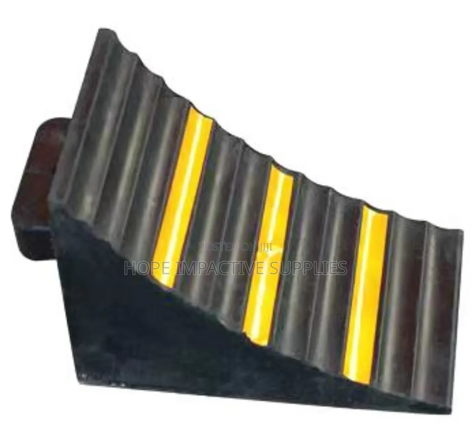Heavy Duty Wheel Chock - Black.