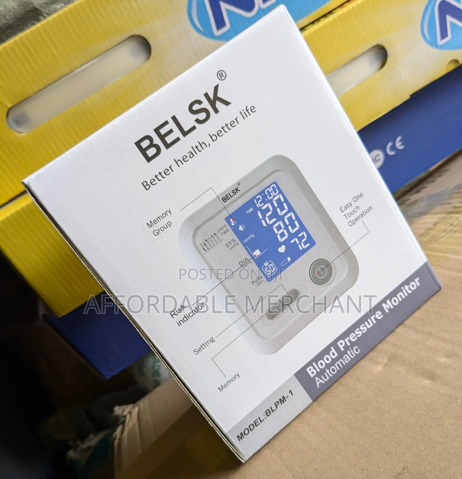 Blood Pressure Monitor Automatic Heartbeat Monitor Meter