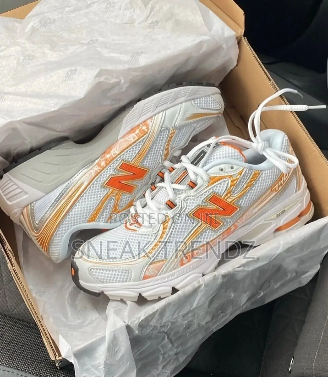 New Balance 740 Whiteorange