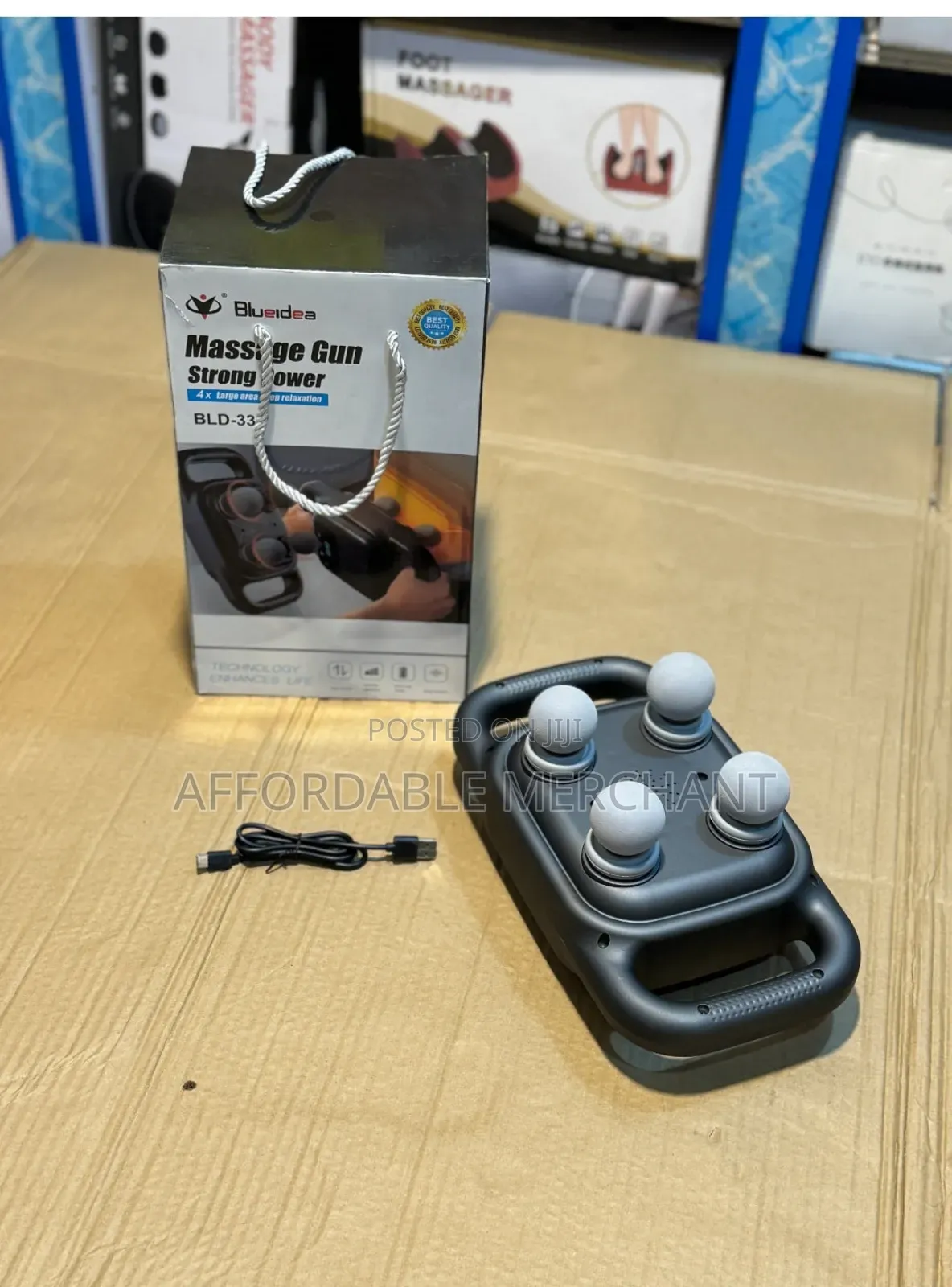 Rechargeable Professional Four Head Massager (4 Head)