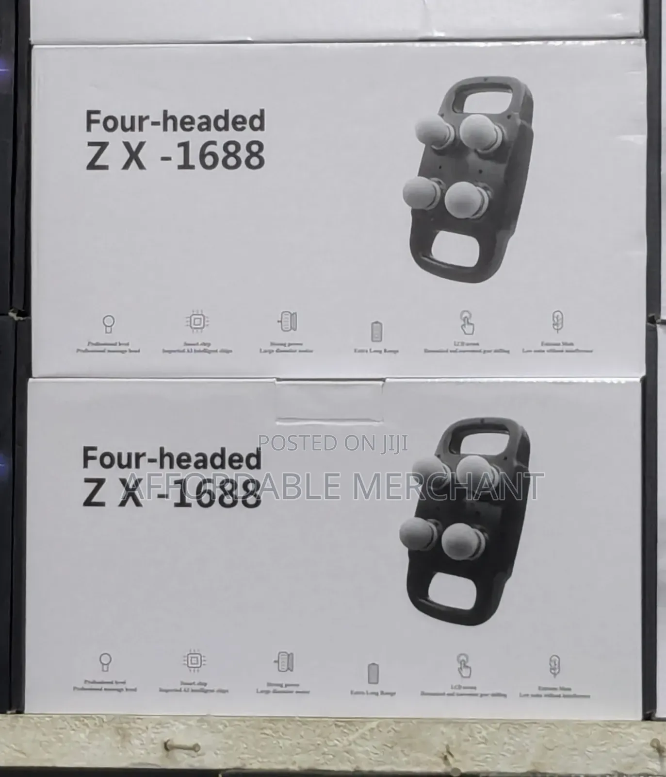 Rechargeable Professional Four Head Massager (4 Head)