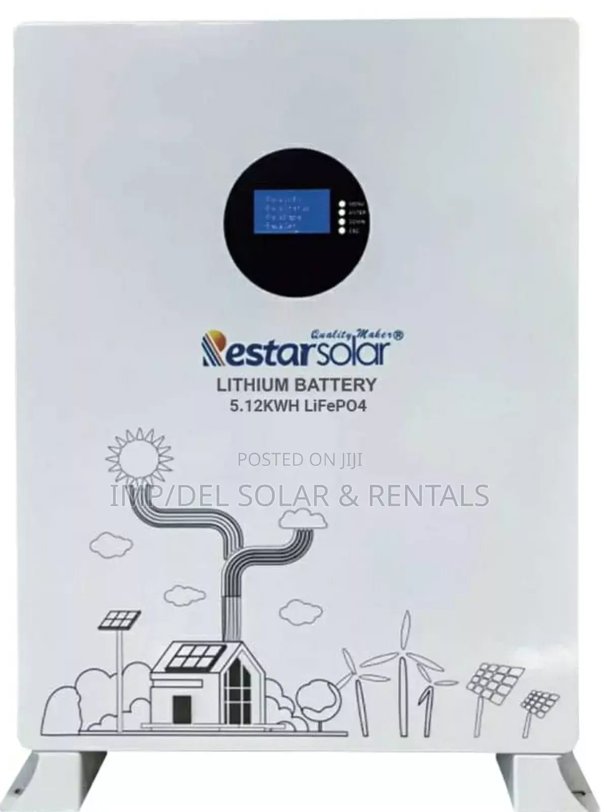 Solar Lithium Battery 5.12kwh 51.2v 100ah