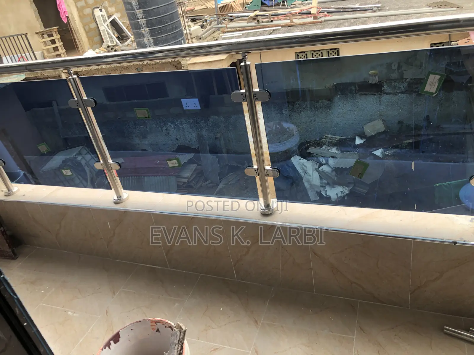Rocky Stainless Steel And Glass Balustrade