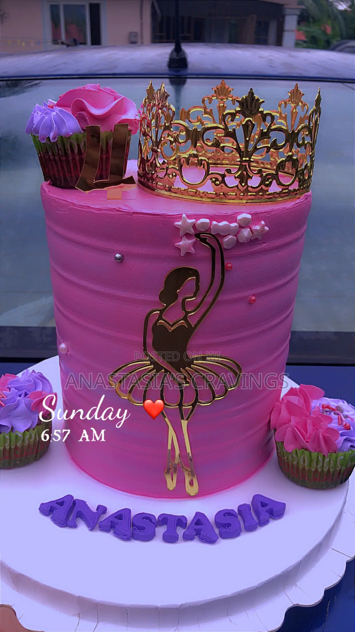 Kids Cartoon Character Cake