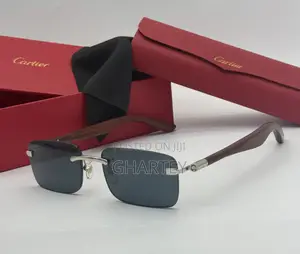 Cartier Luxury Rimless Rectangle Glasses