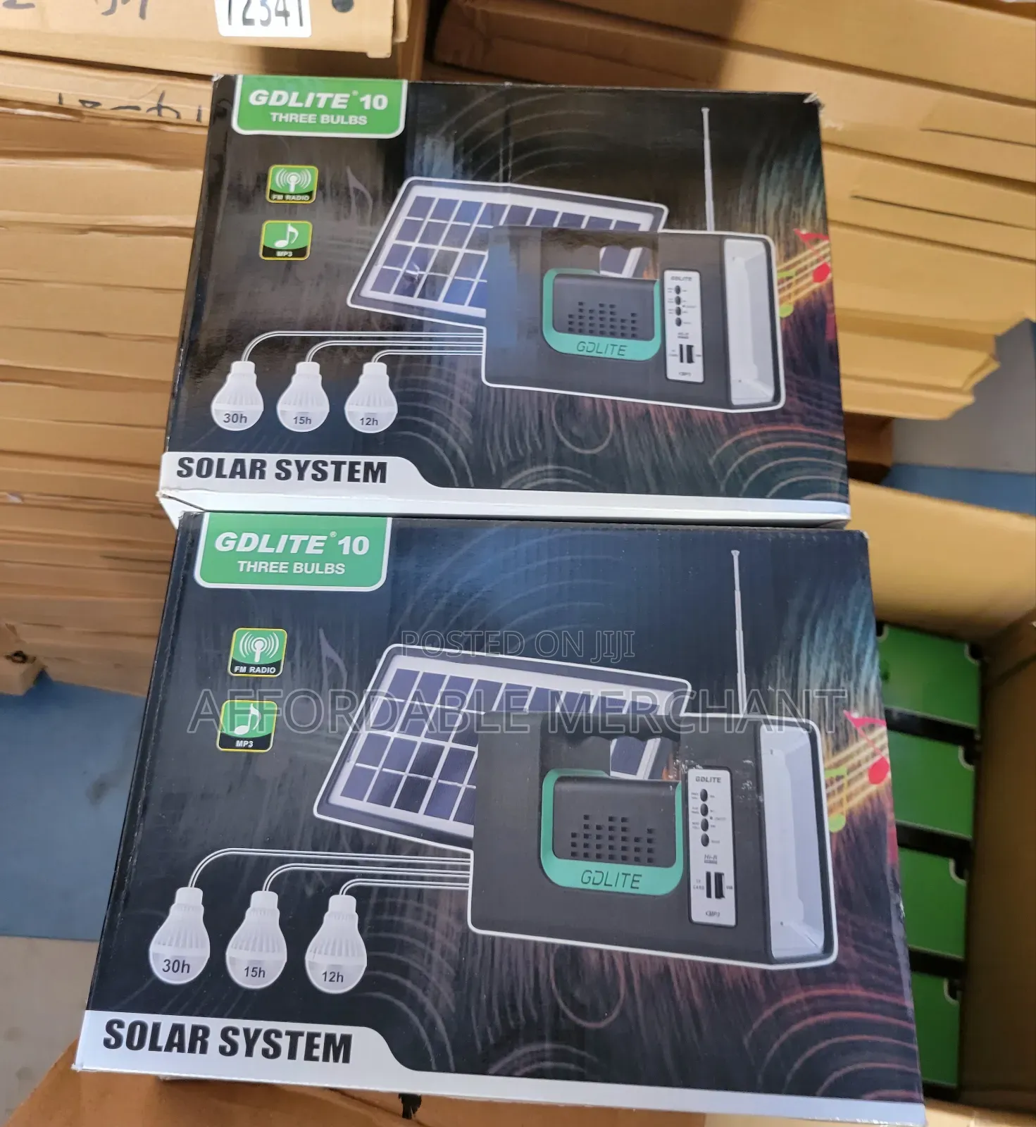 Gdlite Solar Light With Radio and Usb Port