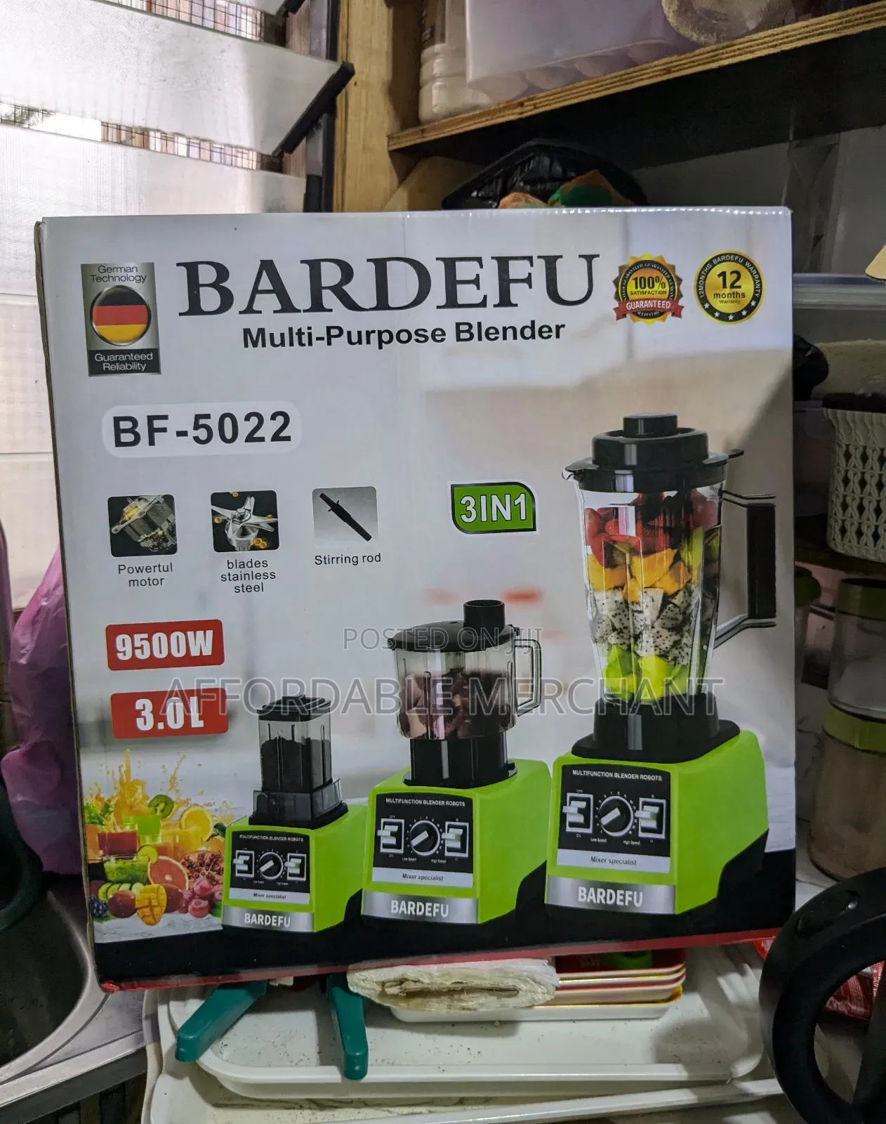 Bardefu 3 in 1 Multi-Purpose Blender