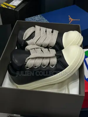 Rick Owen Shoe Black Cream