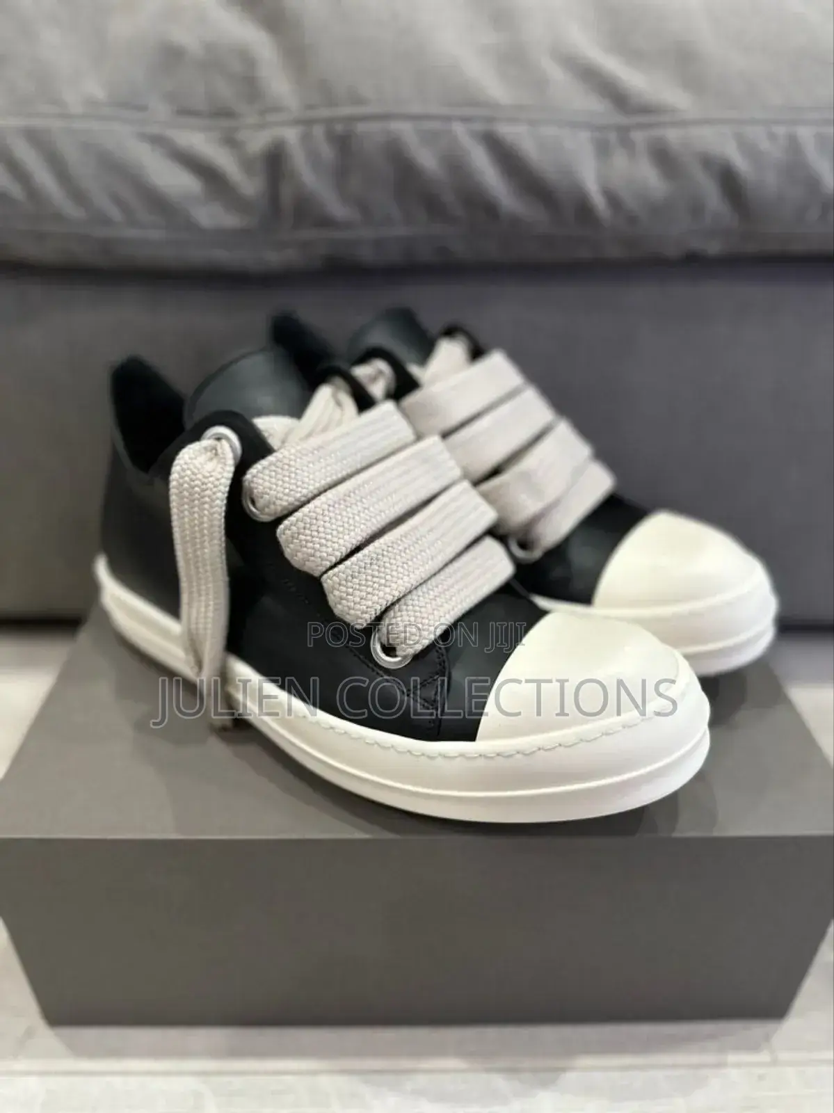 Rick Owen Shoe Black Cream